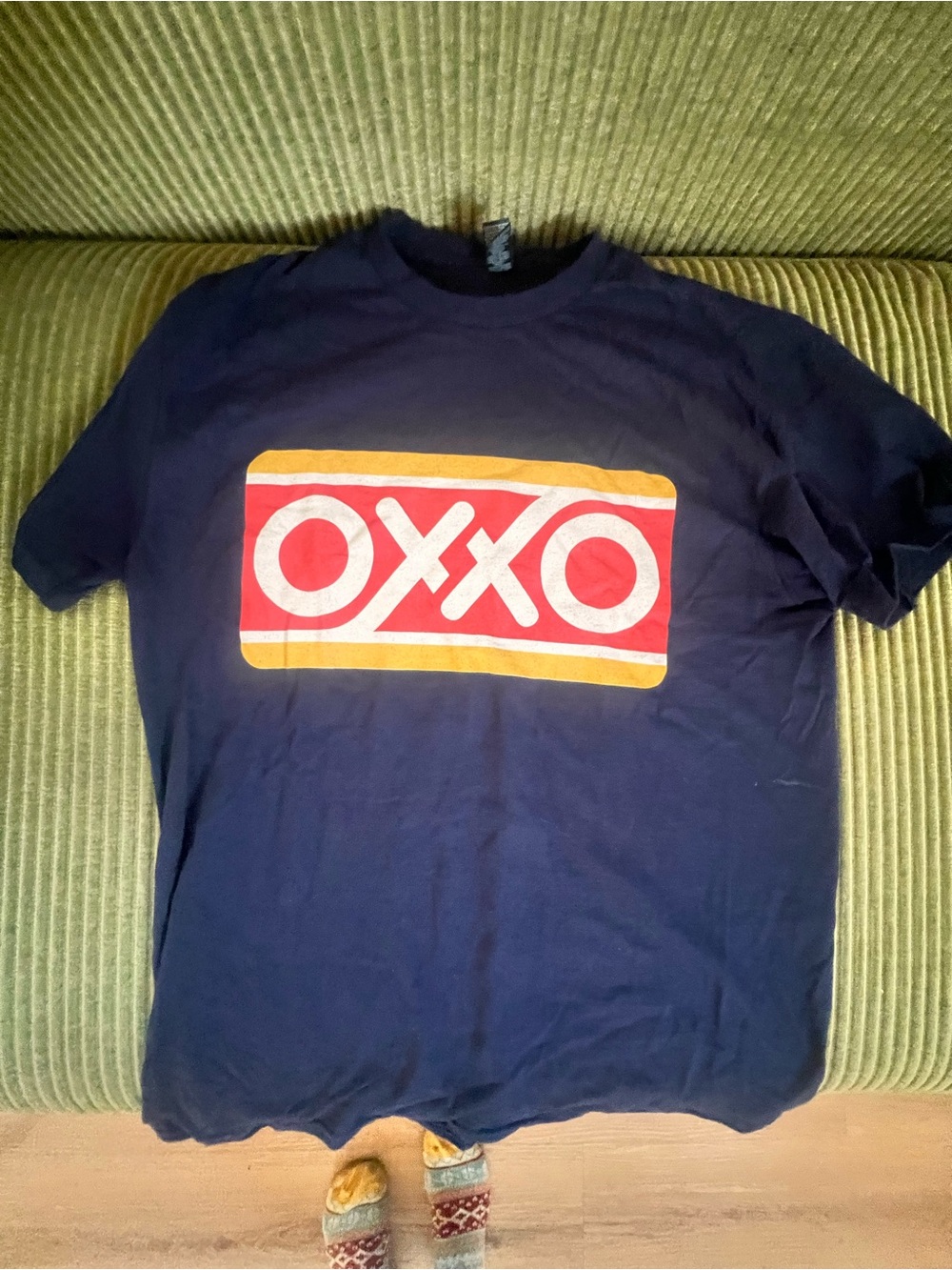 OXXO Logo Navy Graphic Tee